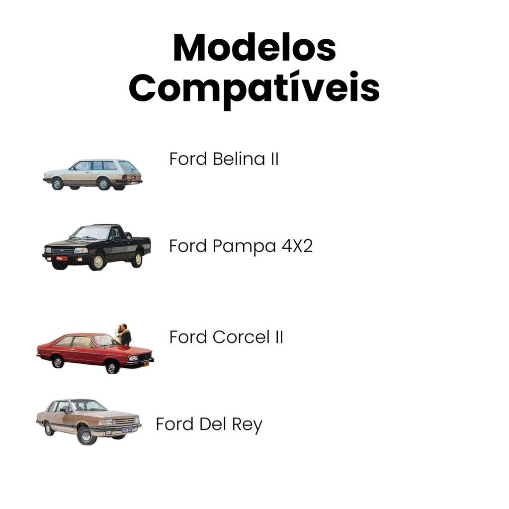 Cabo Acelerador Dianteiro Ford Pampa Belina - Imagem 4