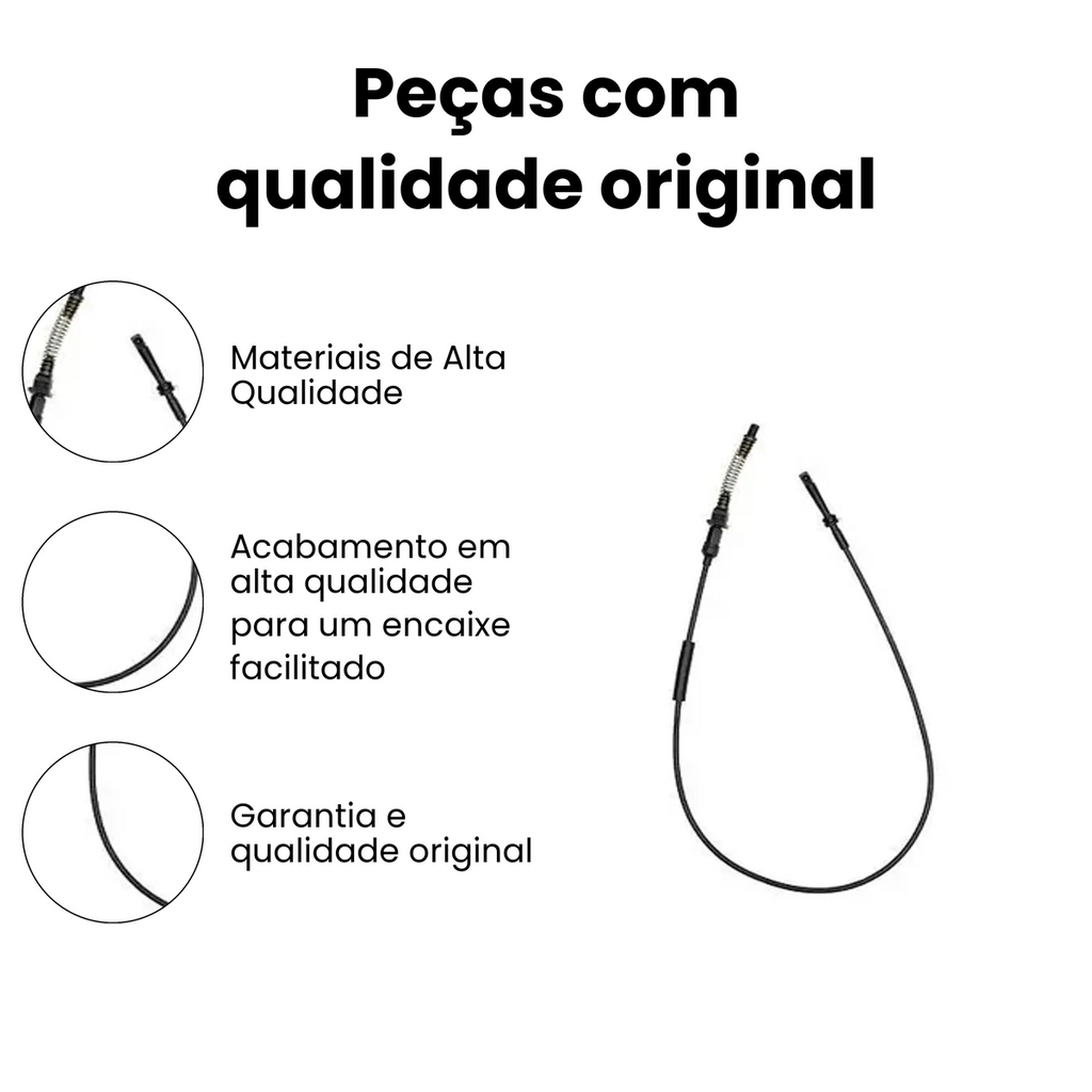 Cabo Acelerador Dianteiro Ford Pampa Belina - Imagem 3
