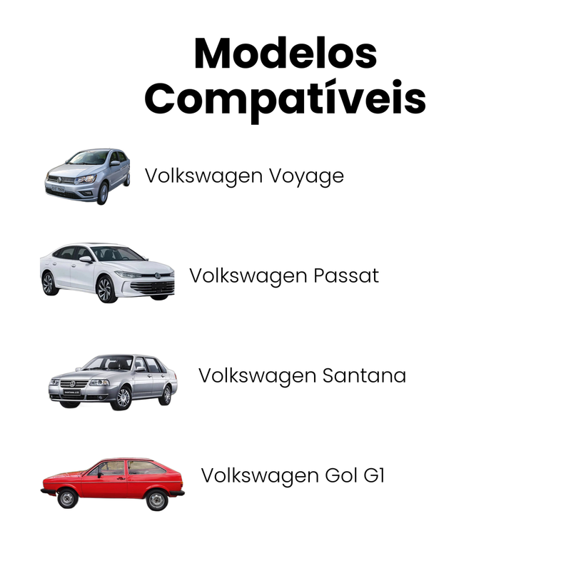 Coxim Motor Diant Volkswagen Voyage 74-89 Passat - Imagem 4