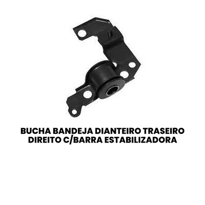BUCHA BANDEJA DIANTEIRO TRASEIRO DIREITO COM BARRA ESTABILIZADORA FIAT 21.1265 - Imagem 2