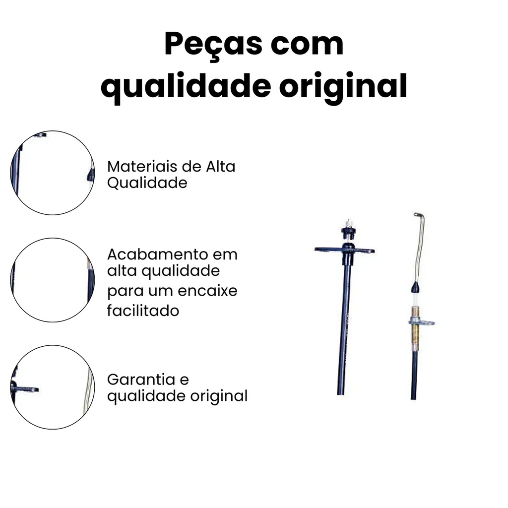 Cabo Acelerador Dianteiro Ford F-4000 F-2000 - Imagem 3