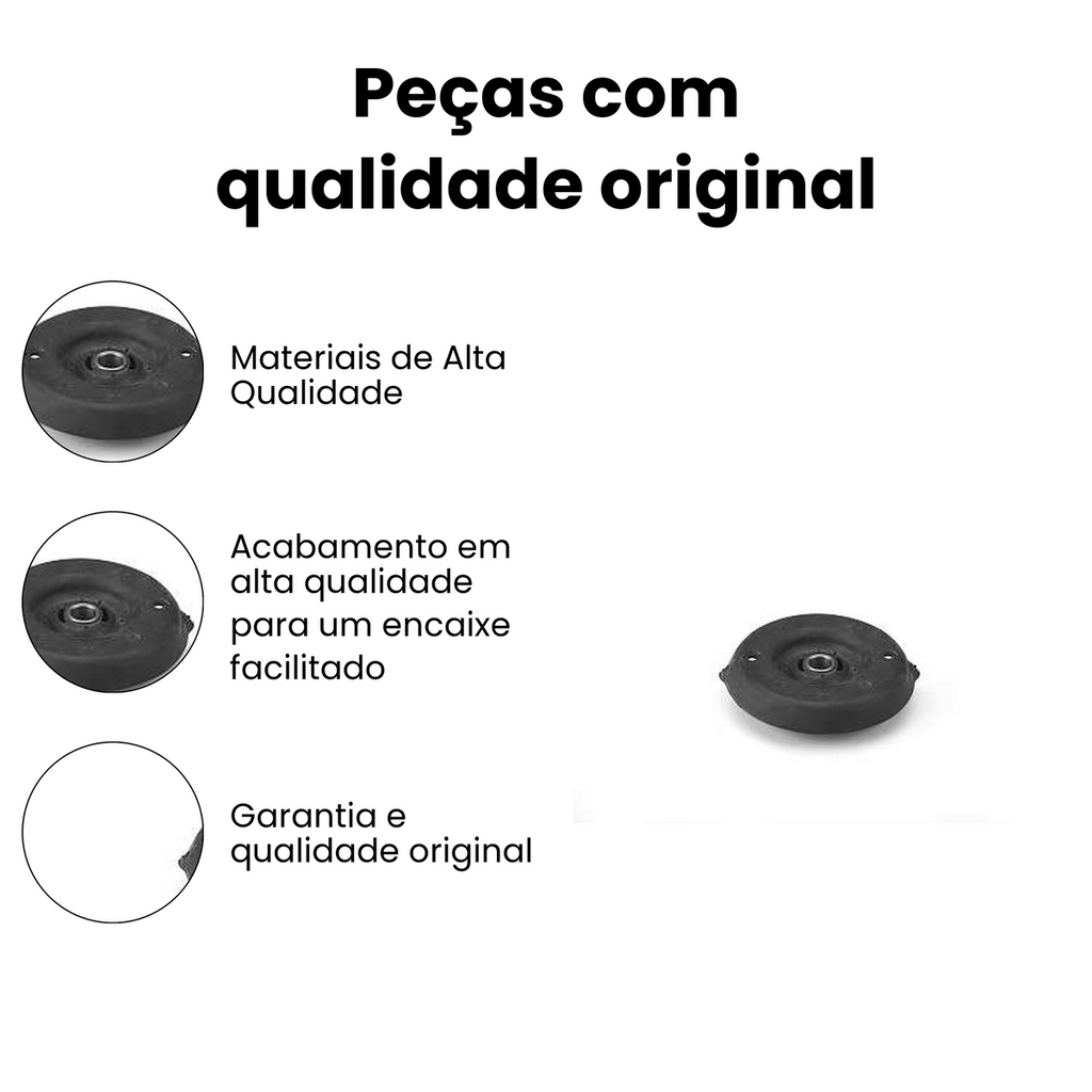 Coxim Amort Diant Peugeot 307 308 Citroen C4 C4 Picasso 2003 - Imagem 3