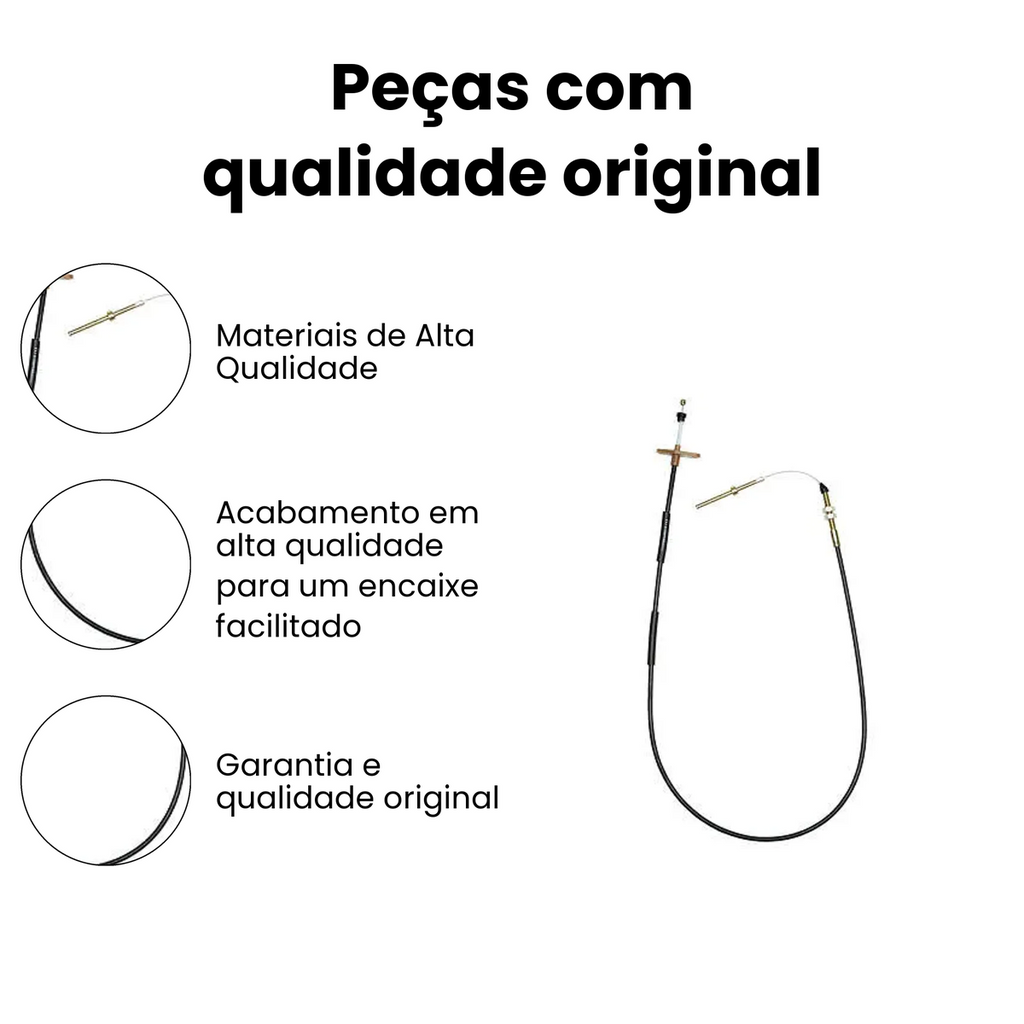 Cabo Acelerador Dianteiro Ford F-4000 F-1000 - Imagem 3