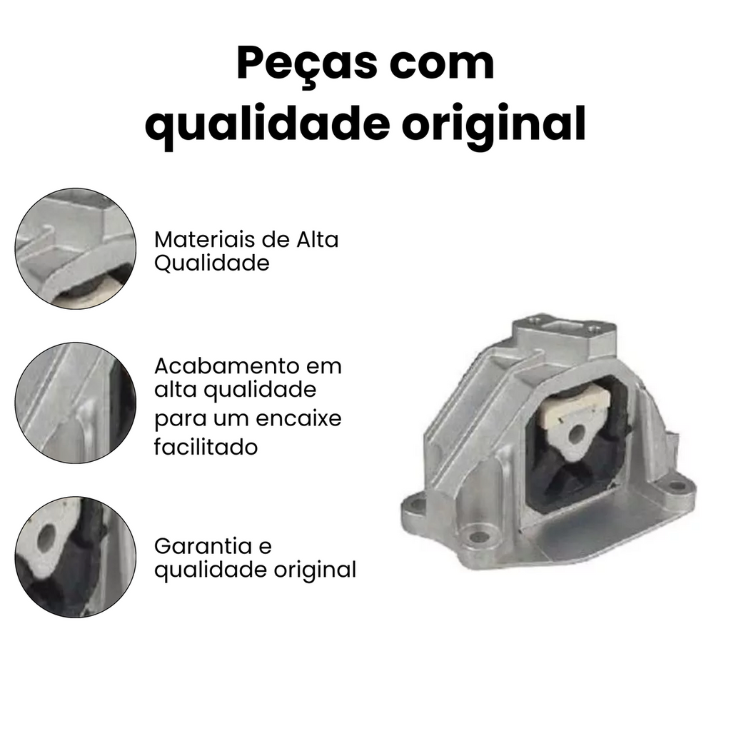 Coxim Motor Diant Dir Volkswagen Fox 1994-2011 Gol 1994-2013 - Imagem 3