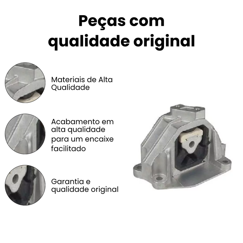 Coxim Motor Diant Dir Volkswagen Fox 1994-2011 Gol 1994-2013 - Imagem 3