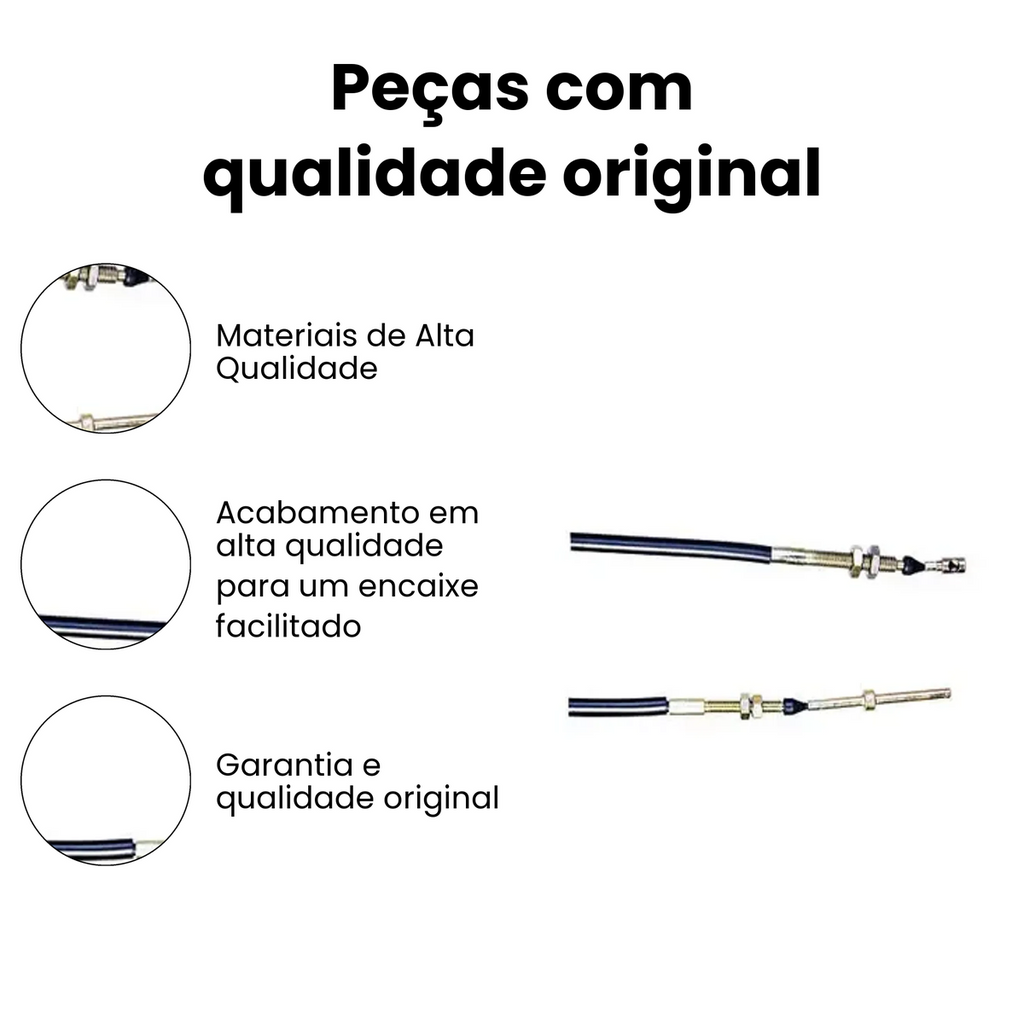 Cabo Acelerador Dianteiro Ford Cargo IKS-2149 - Imagem 3