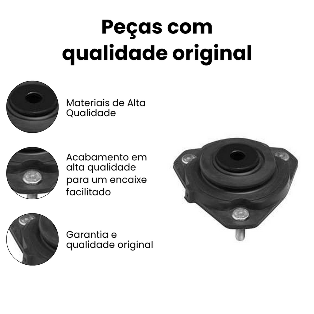 Coxim Amort Diant Ford Fiesta 2002-2019 Ecosport 2003-2012 - Imagem 3