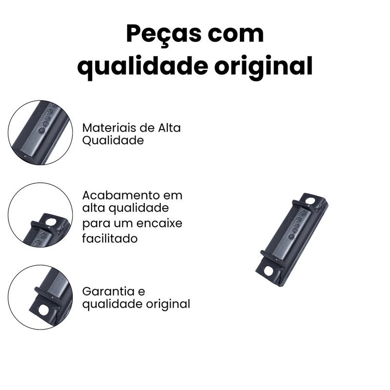 Coxim Tras Dir Esq Fiat 147 76-86 Uno 85-95 Elba Premio 86-9 - Imagem 3