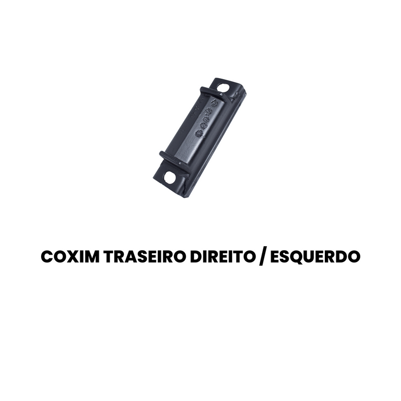 Coxim Tras Dir Esq Fiat 147 76-86 Uno 85-95 Elba Premio 86-9 - Imagem 2