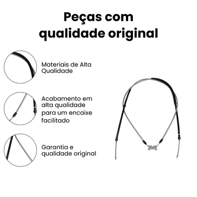 Cabo de Freio Ford Fiesta Ecosport Original IKS-2270 - Imagem 3