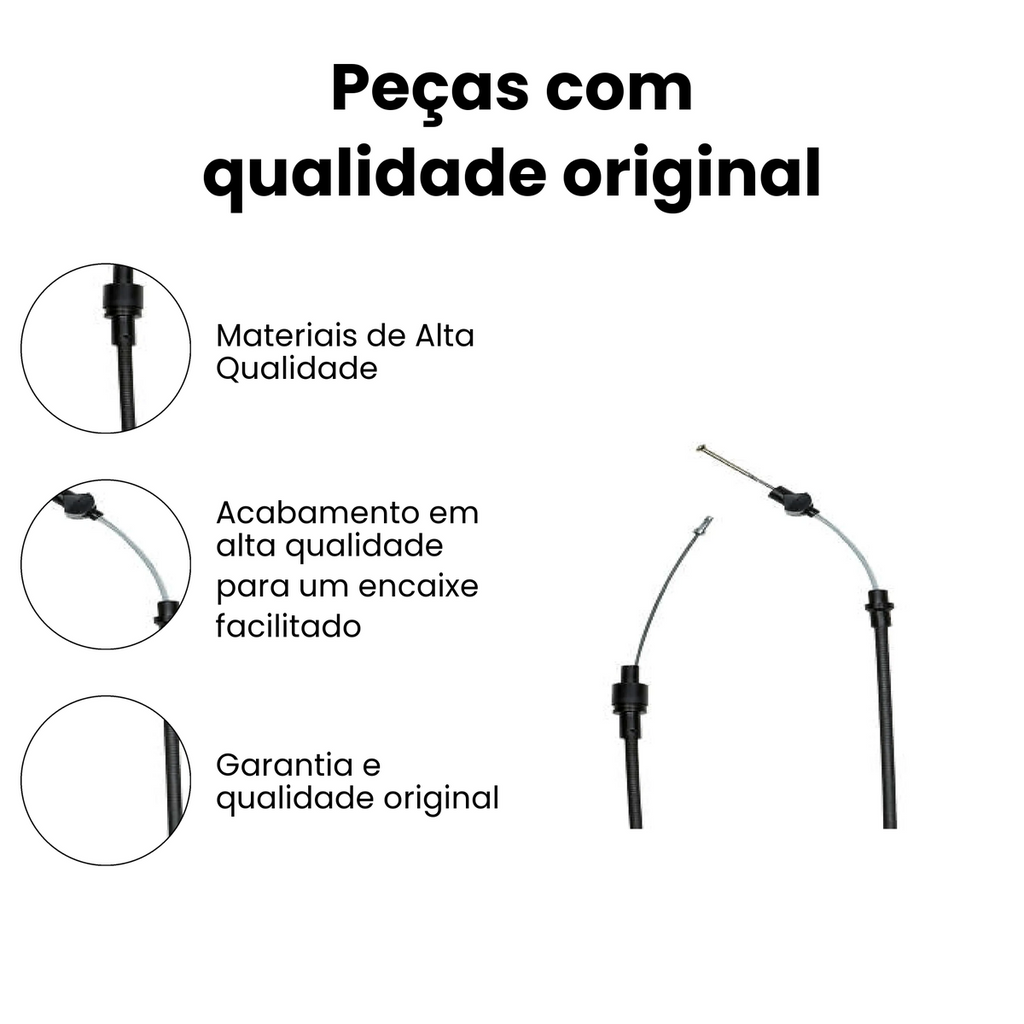 Cabo Embreagem Ford Escort - Imagem 3