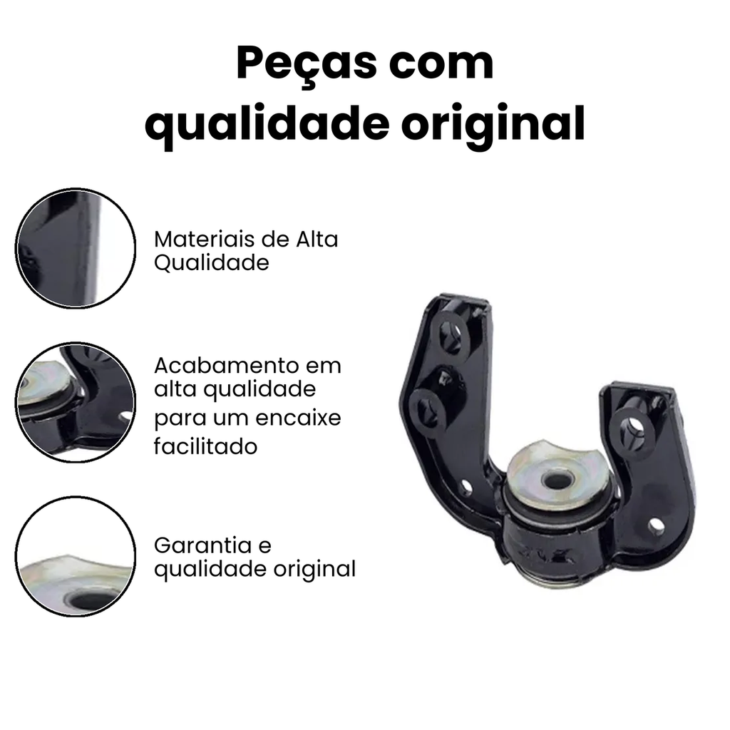 Coxim da Barra Tensora Dianteira Esq. VGERCIE Classic - Imagem 3