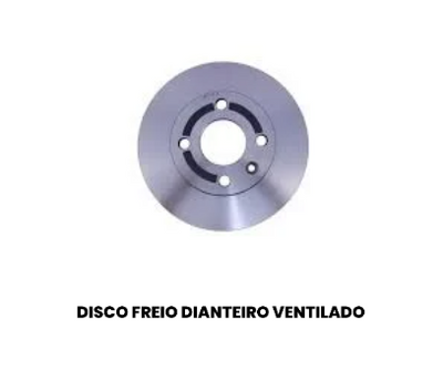 Disco de Freio Dianteiro Ventilado Chevrolet BD3545 - Imagem 2
