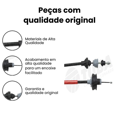 Cabo de Embreagem TUBA 207 207 - Imagem 3