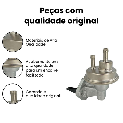 Bomba Combustível Elétrica 12V Flex - Prêmio Uno - Imagem 3