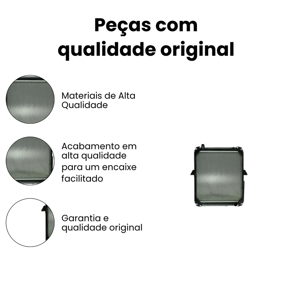 BLOCO DO RADIADOR MERCEDES BENZ 28.379 - Imagem 3