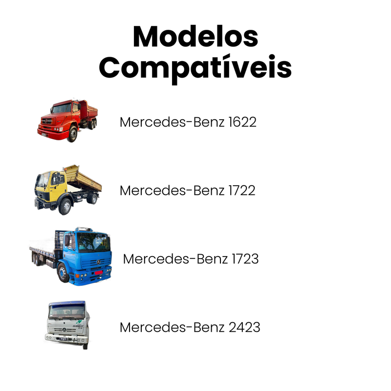 Bloco Radiador Mercedes-Benz 1622 1723 1722 2423 1980-1995 - Imagem 4