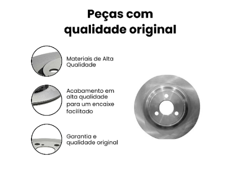 Disco de Freio Dianteiro Sólido Kwid | MAHLE DF908 - Imagem 3