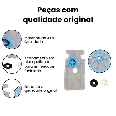 Pré Filtro Bomba Combustível Parati Santana - Imagem 3