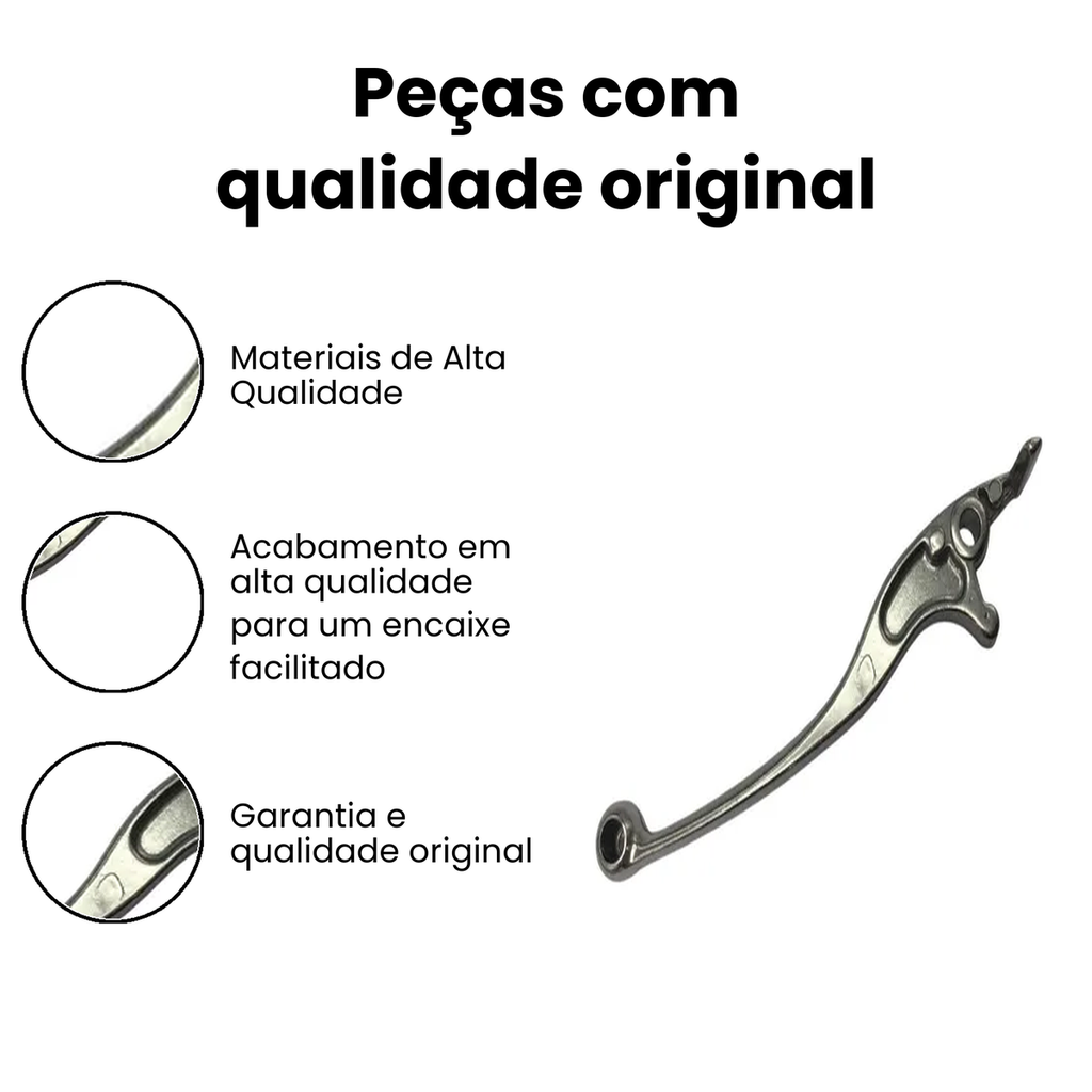 Manete Freio Yamaha YBR/XTZ125 Disco Polido - Cometa - Imagem 3