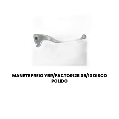 Manete Freio Yamaha YBR/Factor 125 09/13 Disco Polido - Imagem 2