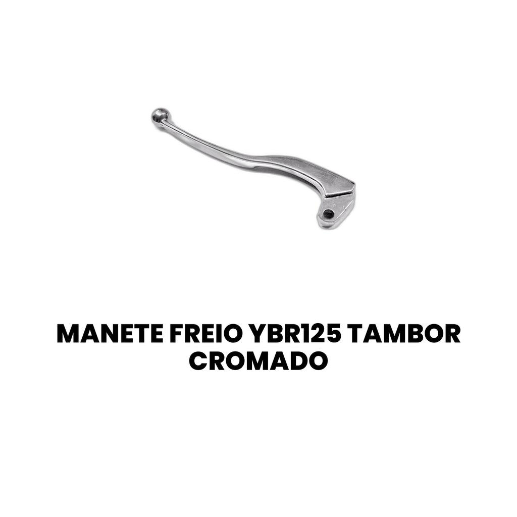 Manete Freio Yamaha YBR125 Tambor Cromado - YBR - Imagem 2