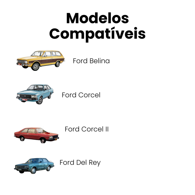 Bieleta Dianteira Esquerda Direita Ford Belina 68-86 Corcel - Imagem 4