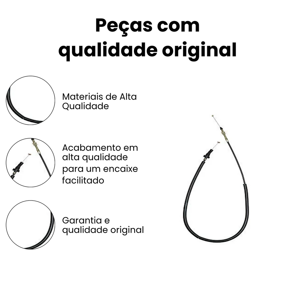 Cabo Acelerador Dianteiro Fiorino Fiasa 1.5 97-02 - Imagem 3