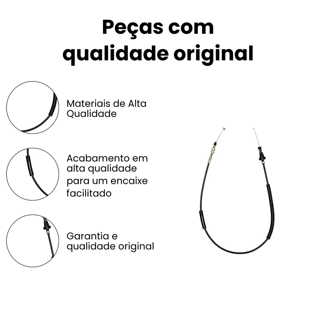 Cabo Acelerador Dianteiro Fiat Strada Palio IKS-3120 - Imagem 3