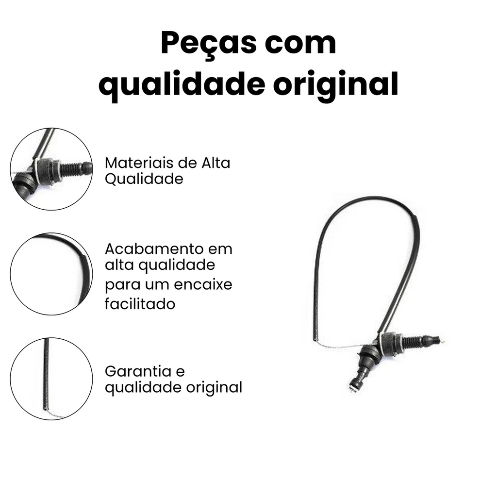 Cabo Acelerador Dianteiro Fiat Uno - Imagem 3