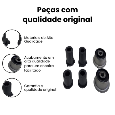 Bucha do Feixe de Mola Traseiro Blazer S10 - Imagem 3