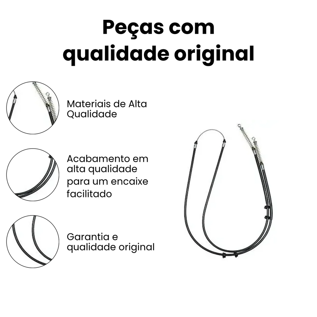 Cabo de Freio Fiat Fiorino Premio IKS-3203 - Imagem 3