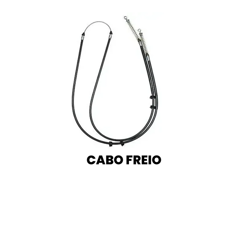 Cabo Freio Fiat Uno Premio Elba Fiorino Dir Esq - Imagem 2