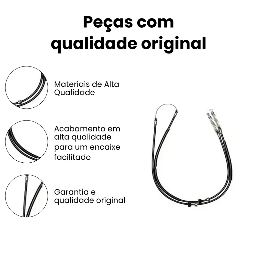 Cabo de Freio Fiat Uno Original IKS-3235 - Imagem 3