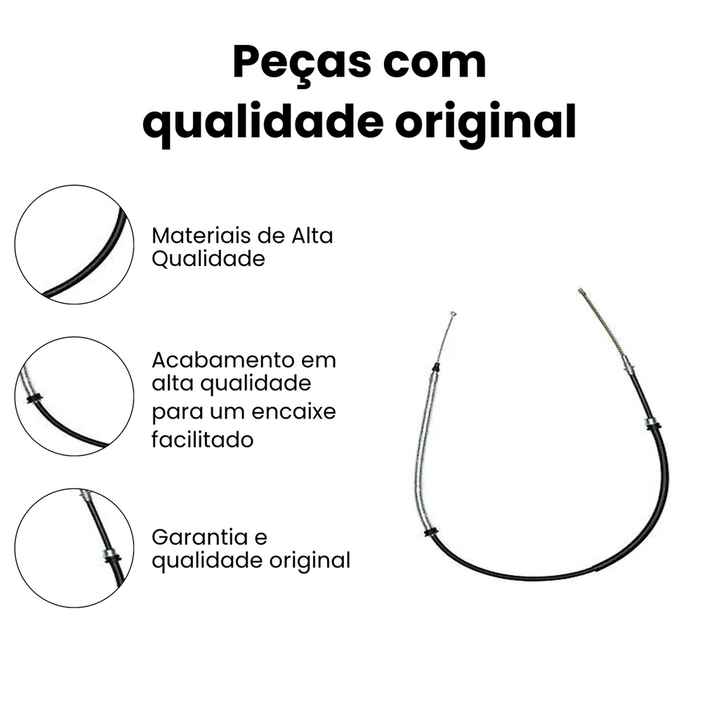 Cabo de Freio Fiat Uno 2008-2013 - Imagem 3