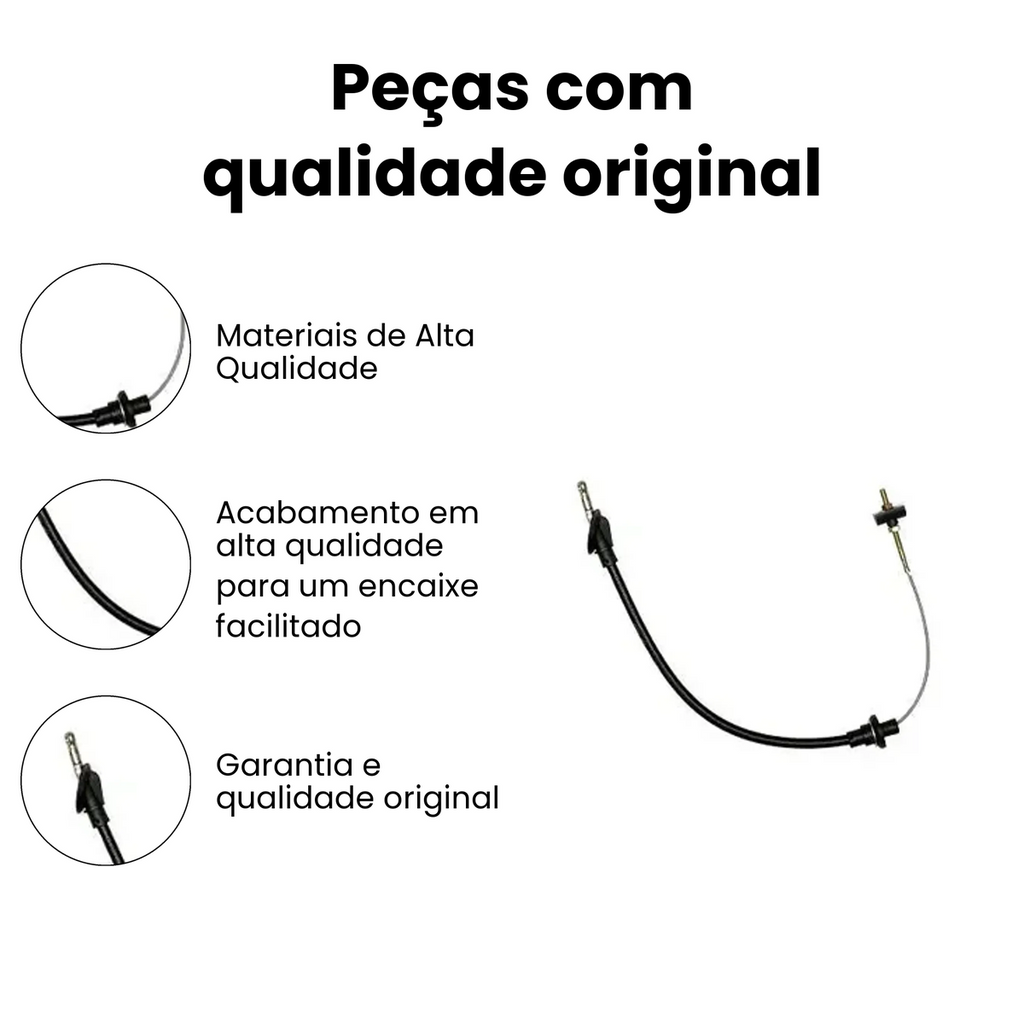 Cabo Embreagem Fiat Premio Fiorino - Imagem 3
