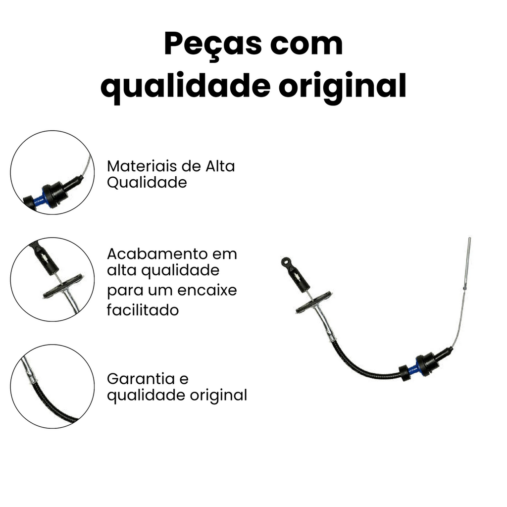 Cabo Embreagem Fiat Palio Siena Strada IKS-3316 - Imagem 3