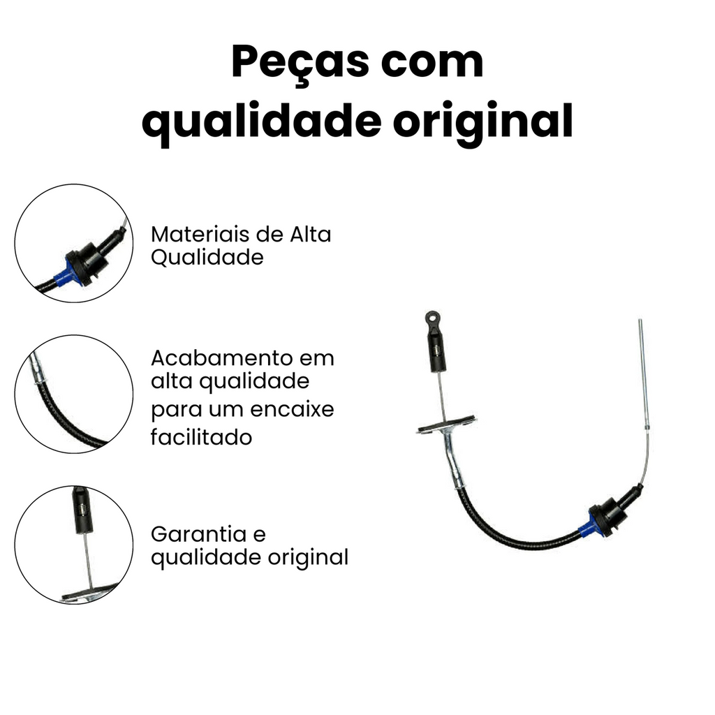 Cabo Embreagem Fiat Siena Palio - Imagem 3