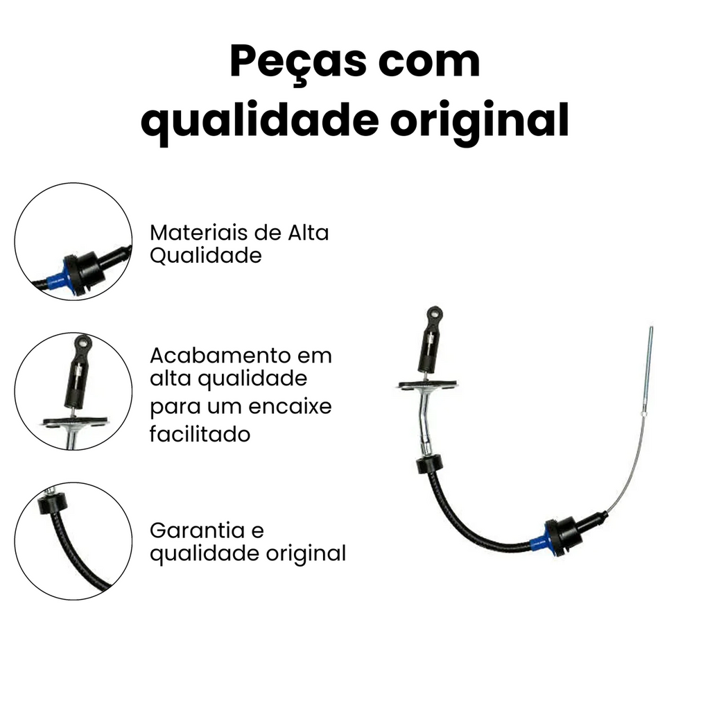 Cabo Embreagem Fiat Palio Siena Strada IKS-3331 - Imagem 3