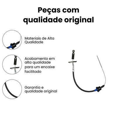 Cabo Embreagem Fiat Mobi Uno Fiorino - IKS-3334 - Imagem 3