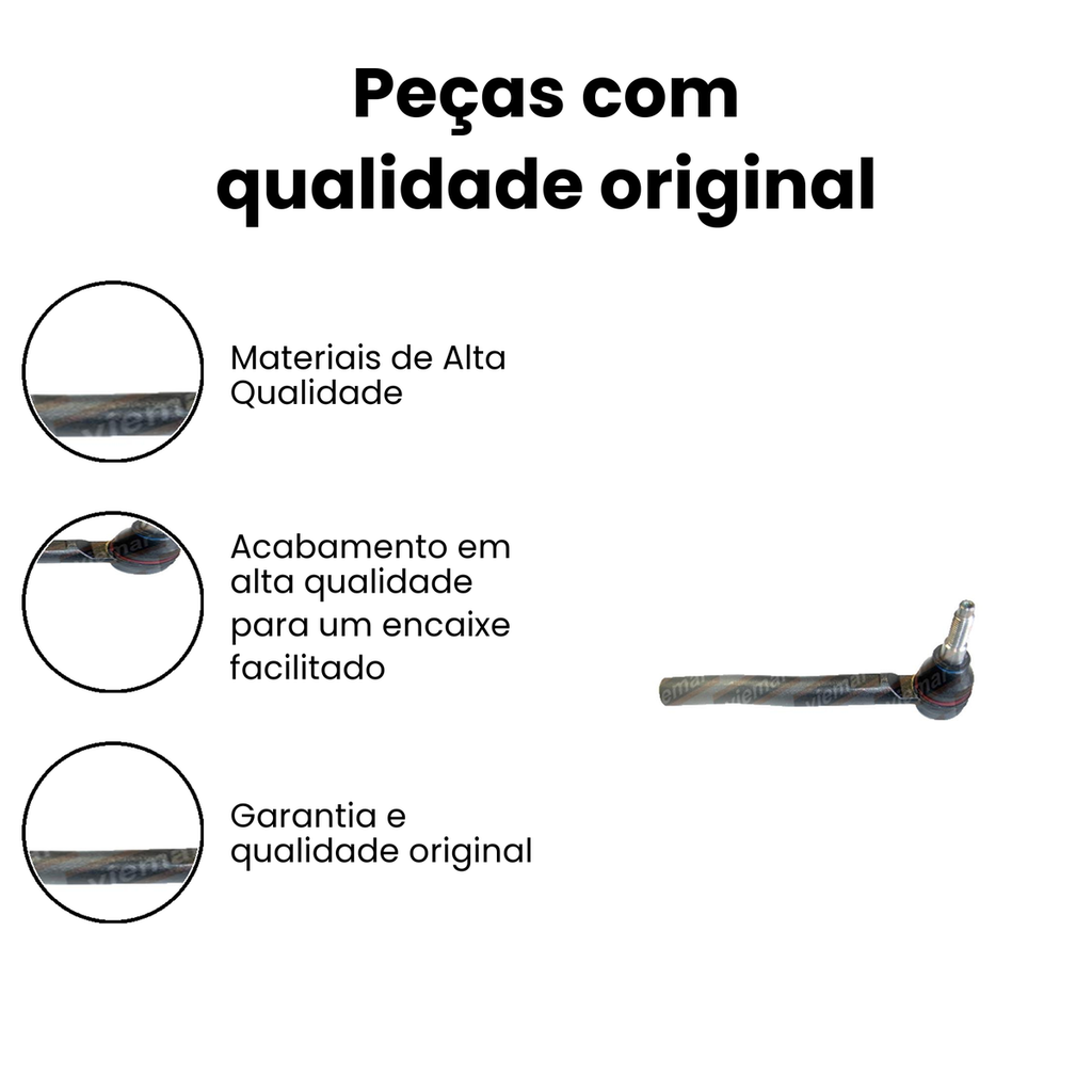 Terminal de Direção Dianteiro Direito Ranger Viemar - Imagem 3