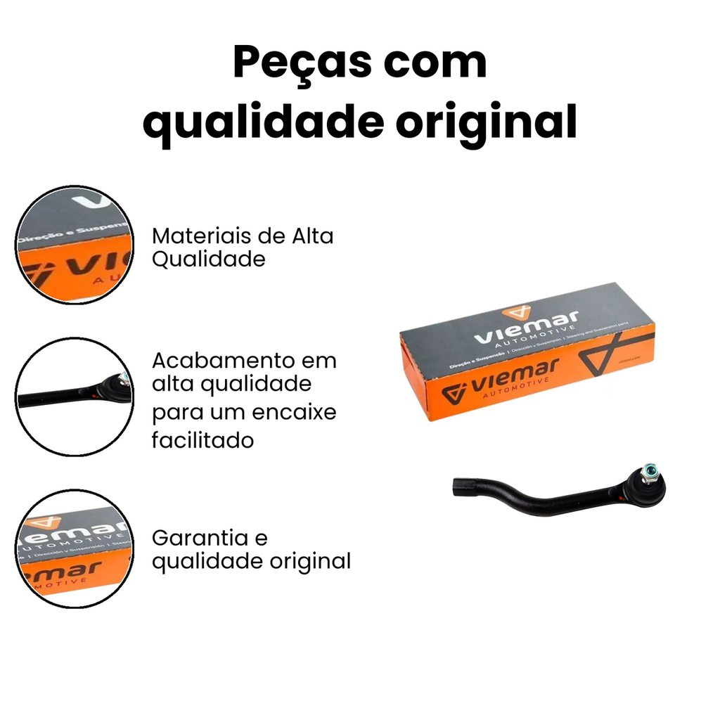 Terminal de Direção Dianteiro Esquerdo KICKS KICKS - Imagem 3