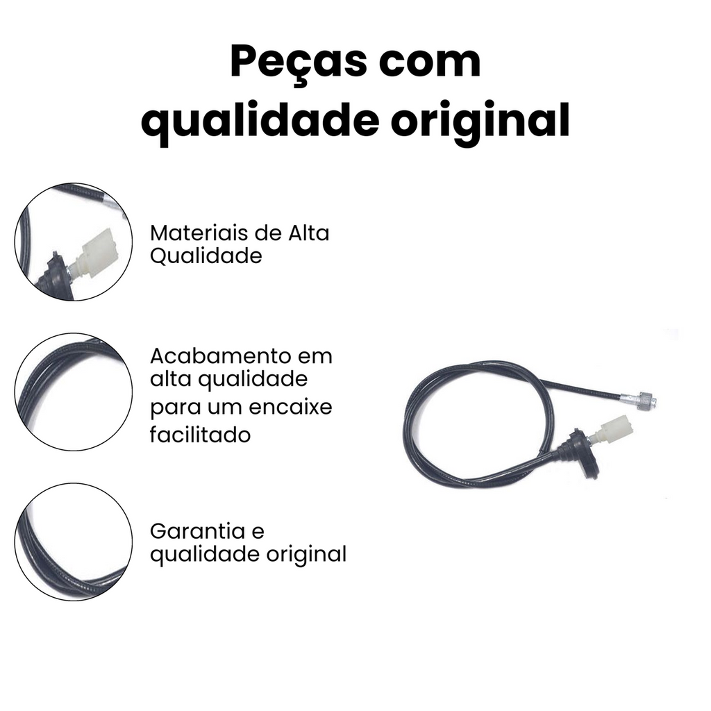 Cabo Velocímetro Fiat Uno Prêmio Original IKS-3404 - Imagem 2