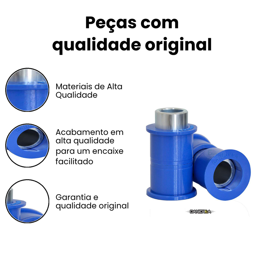 Bucha Balança Titan 125 150 160 CBX200 - DANIDREA - Imagem 3