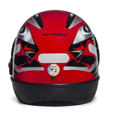 Capacete San Marino Grafic II Vermelho - Imagem 6