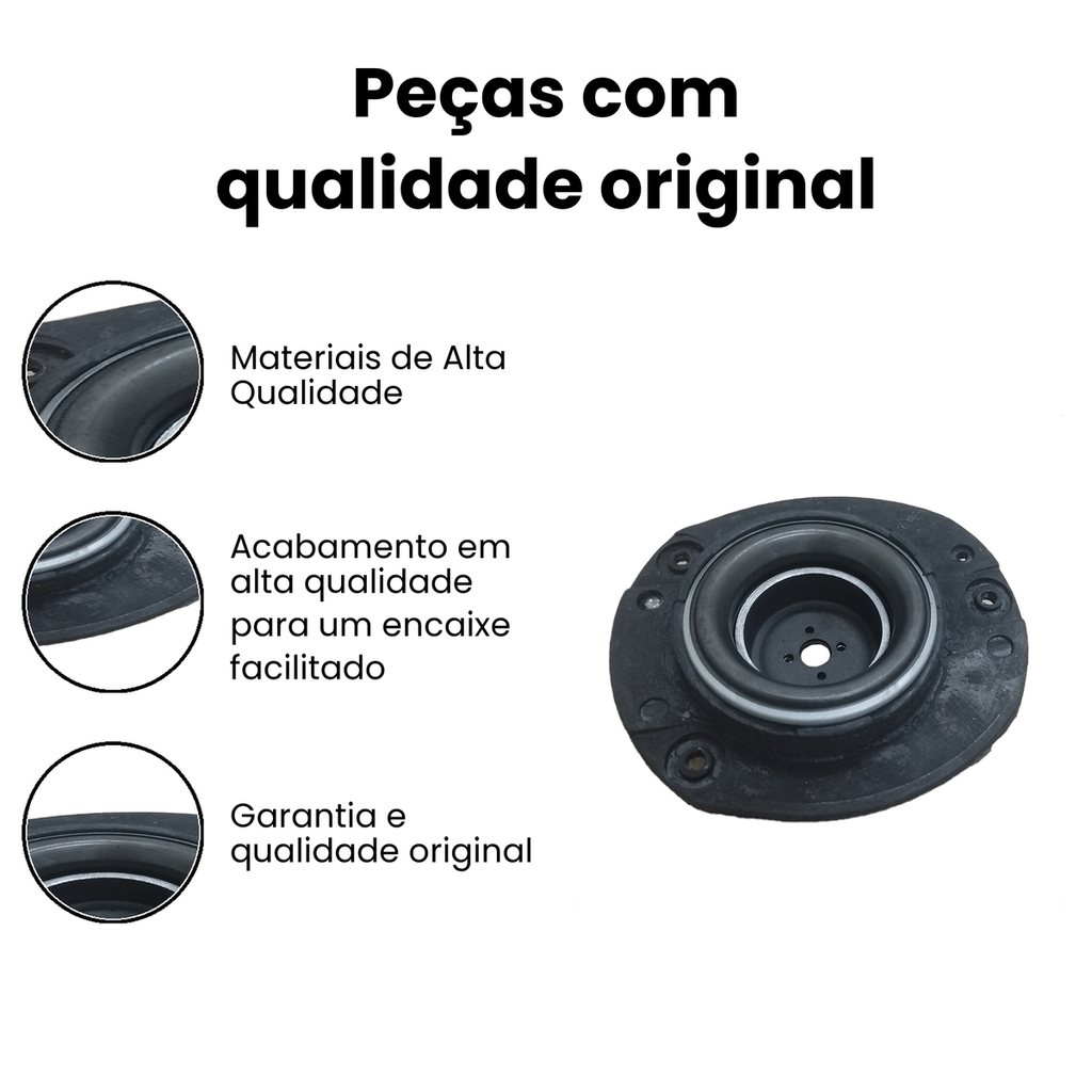 Coxim Amortecedor Dianteiro Direito Strada Palio - Imagem 3