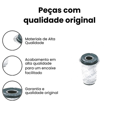 Bucha Bandeja Dianteira Dir. (s/ barra) Palio Palio - Imagem 3