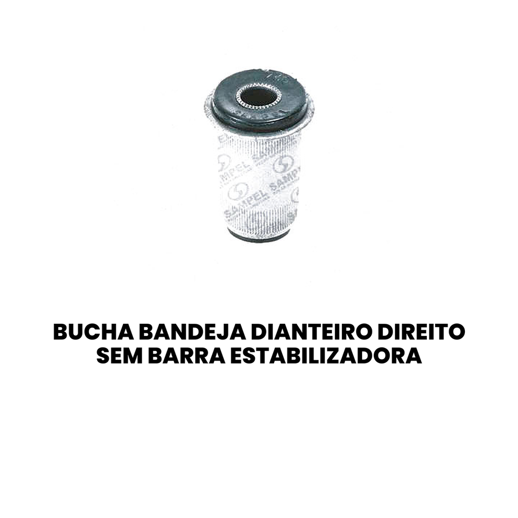 Bucha Bandeja Dianteira Dir. (s/ barra) Palio Palio - Imagem 2