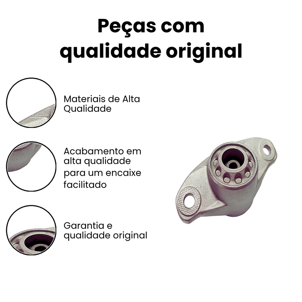 Coxim Amortecedor Traseiro Toro Dir/Esq (3717-5) VGERCIE - Imagem 3