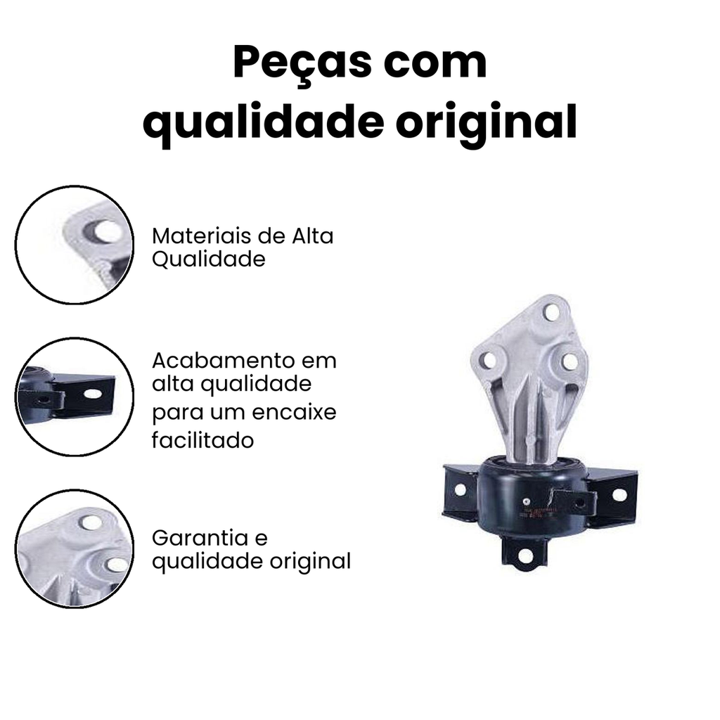 Coxim do Motor Dianteiro/Traseiro Esquerdo Renegade Compass - Imagem 3